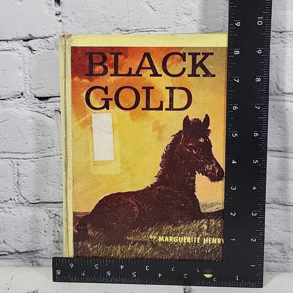 Black Gold‎ by Marguerite Henry, Illustrated by Wesley Dennis HC 1960 library ed